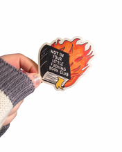Load image into Gallery viewer, Not in your book club sticker