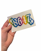 Load image into Gallery viewer, 8647 Rainbow Car Decal

