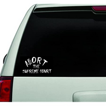 Load image into Gallery viewer, Abort the court decal
